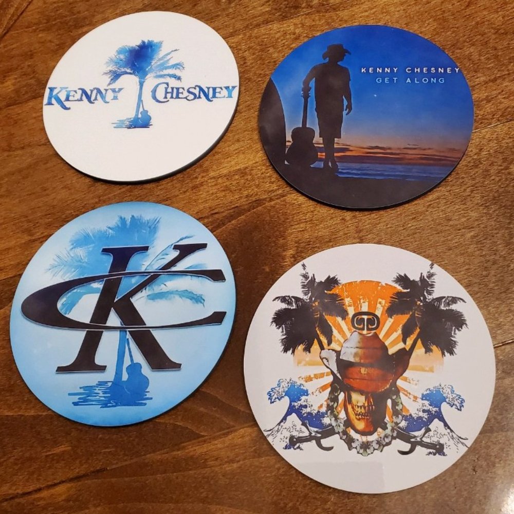 Kenny Chesney Album Cover Coasters